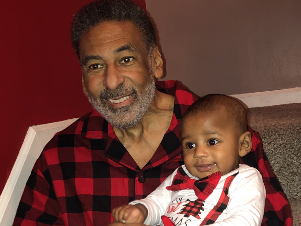 Armaray with grandson