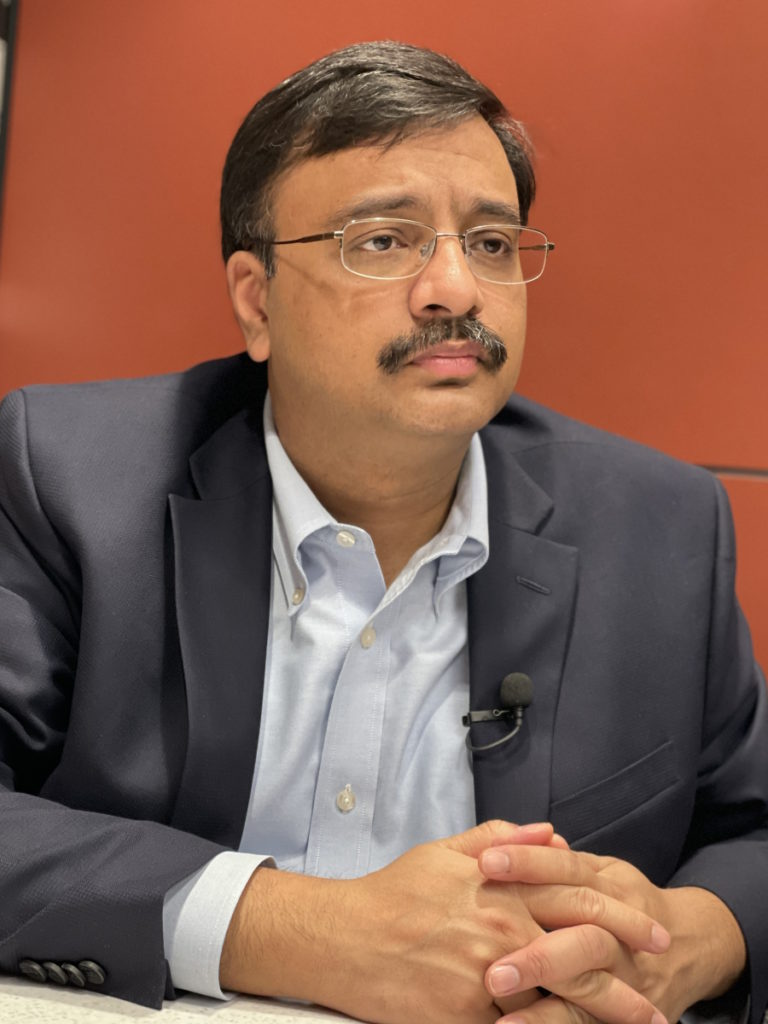 Dr. Nitin Jain during interview