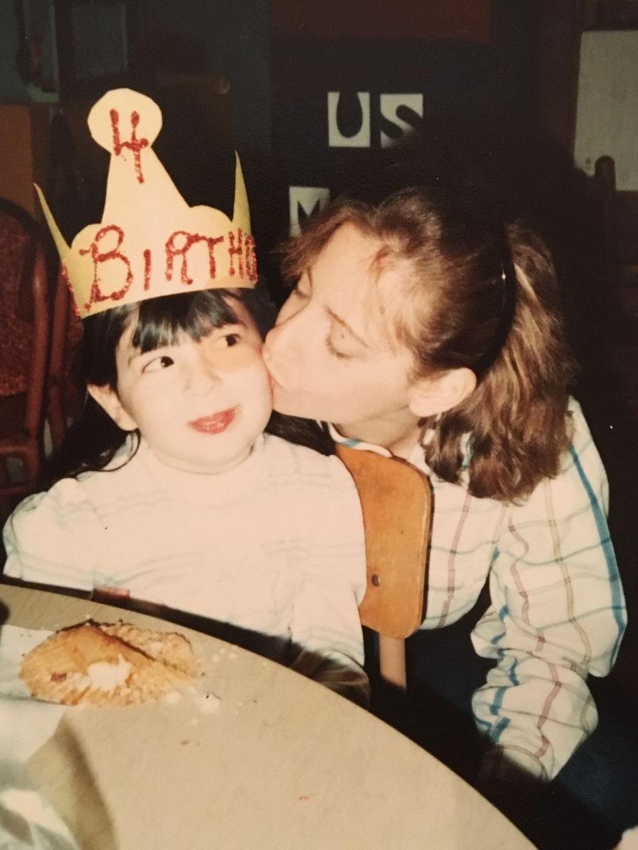 Haley P. with mom