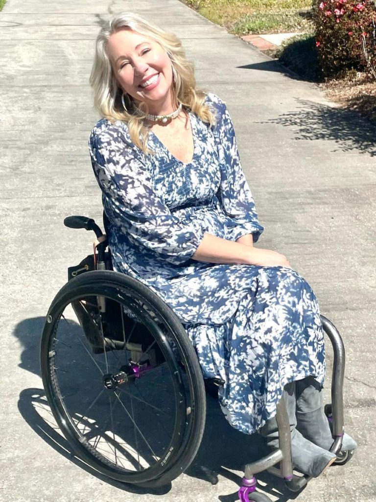 Karen R. outdoors