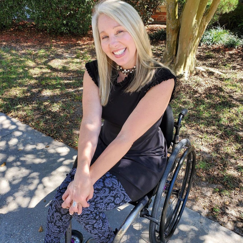 Karen R. outdoors