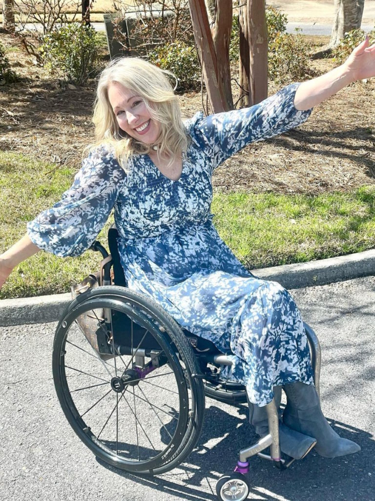 Karen R. outdoors