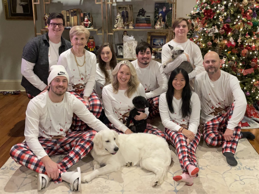 Karen R. with family