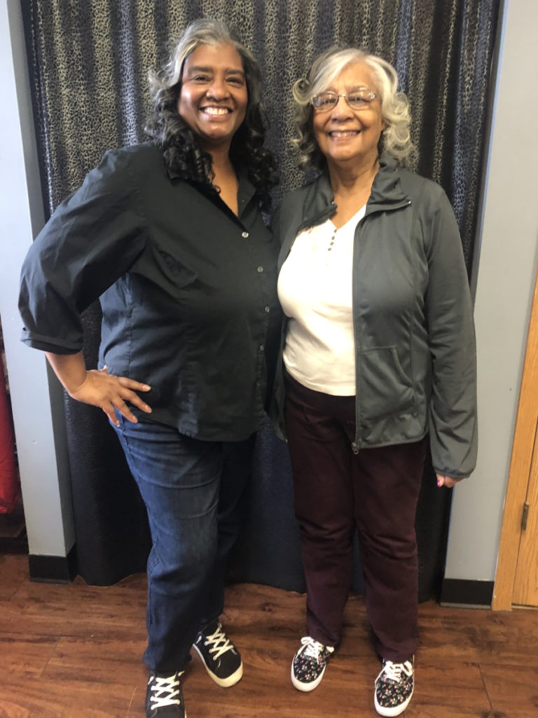 Marsha and her mom