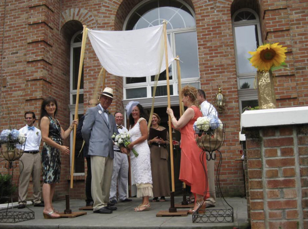 Myeloproliferative Neoplasms survivor Ruth, at her wedding.