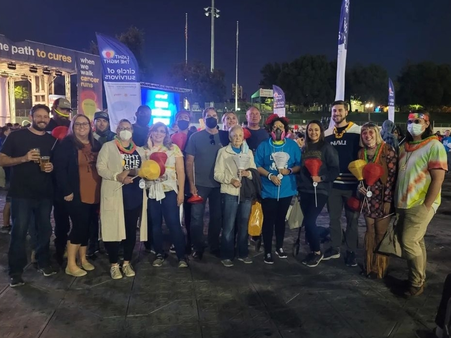 Tatijane W. Light the Night with friends and family
