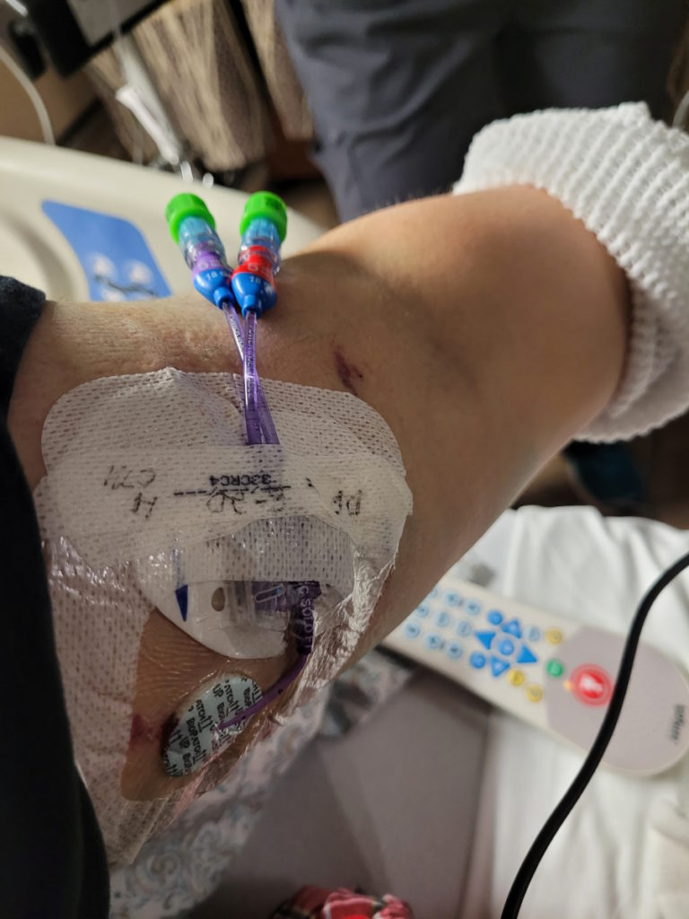 Tatijane W. PICC line