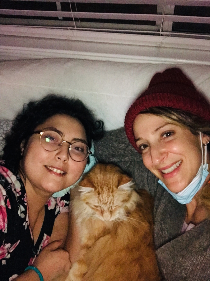 Tatijane W. with Sam and Leo