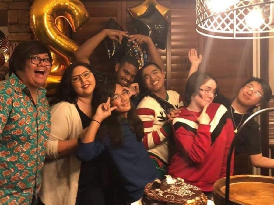 Tatijane W. with friends