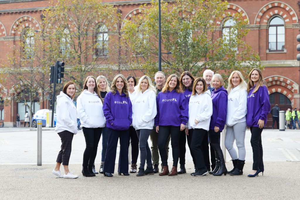 Nicky with others living with follicular lymphoma