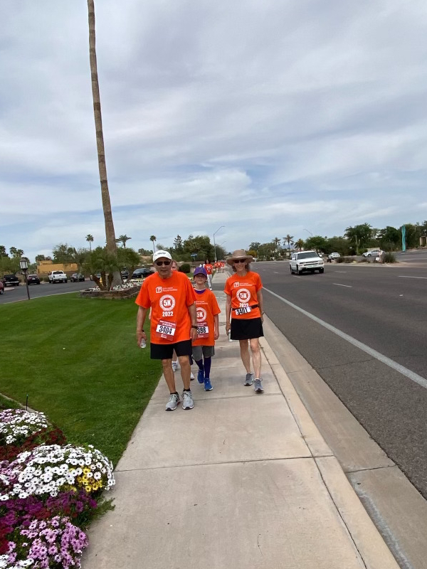 Julie C. sister's MMRF walk