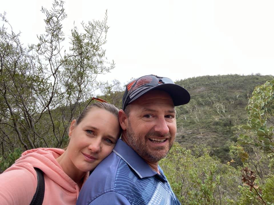 Follicular lymphoma patient Nicky and her husband