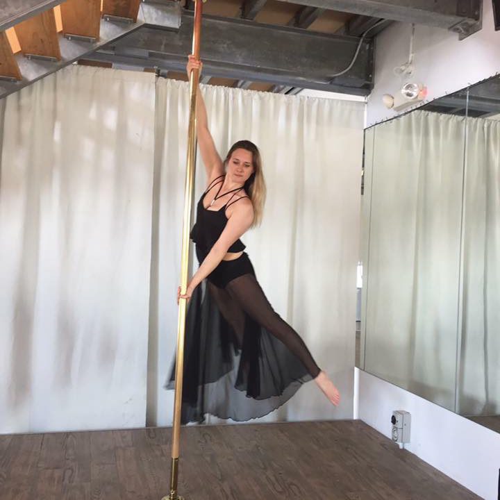 Pole dancing helped Nicky become fit after losing weight due to cancer