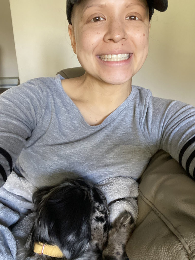 Stephanie V. at home