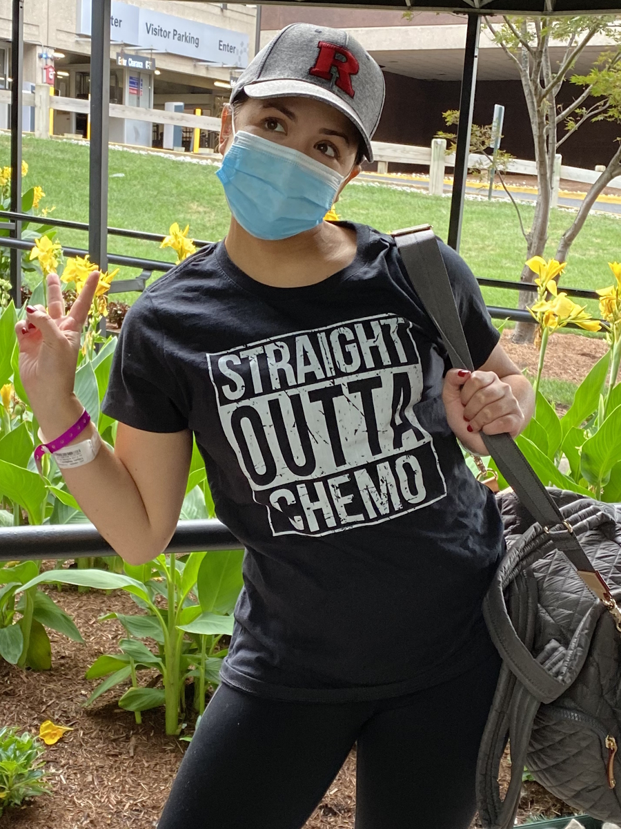 Stephanie V. in the hospital