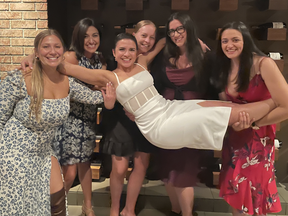 Stephanie V. with friends