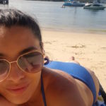Amanda G. on the beach
